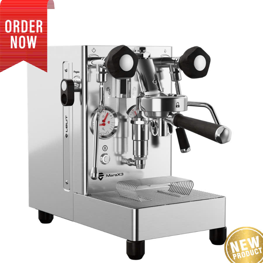 Lelit MaraX3 Inox phụ kiện gỗ